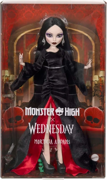 Lalka Monster High x Wednesday Morticia Addams JLK99 (0194735366484) - obraz 1