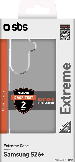 Чохол SBS Extreme X2 для Samsung Galaxy S26+ Transparent (TEEX2SAS26P) - зображення 2