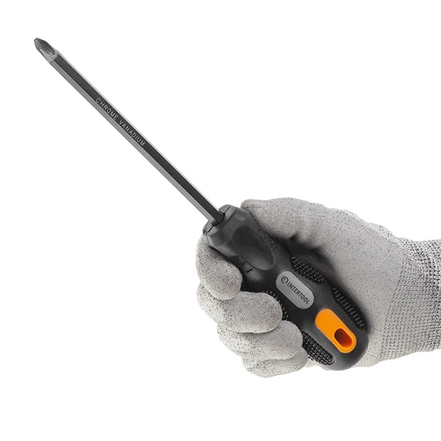Викрутка хрестова PH№3 x 150мм INTERTOOL VT-3019 - Фото 4 Викрутка хрестова PH№3 x 150мм INTERTOOL VT-3019 - зображення 4