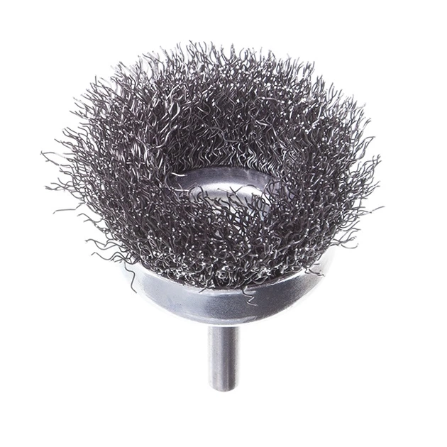 Щітка чашкова 50 мм для дриля, 1/4" (кручений дріт) INTERTOOL BT-9050 - Фото 3 Щітка чашкова 50 мм для дриля, 1/4" (кручений дріт) INTERTOOL BT-9050 - изображение 3