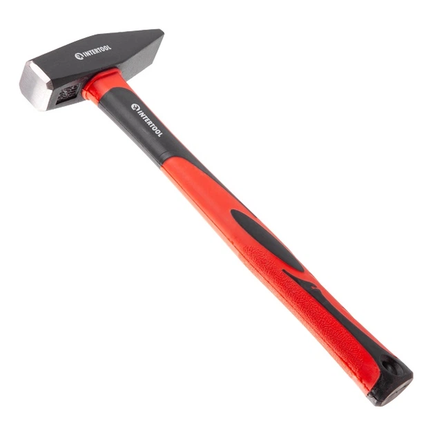 Молоток 800 г.ручка з фібергласу INTERTOOL HT-0208 - изображение 3