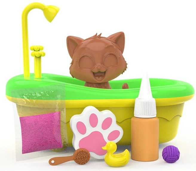 Ігровий набір Epee Brudaski у ванні кошеня Фіолек EP60354 (5905896603623) - зображення 2