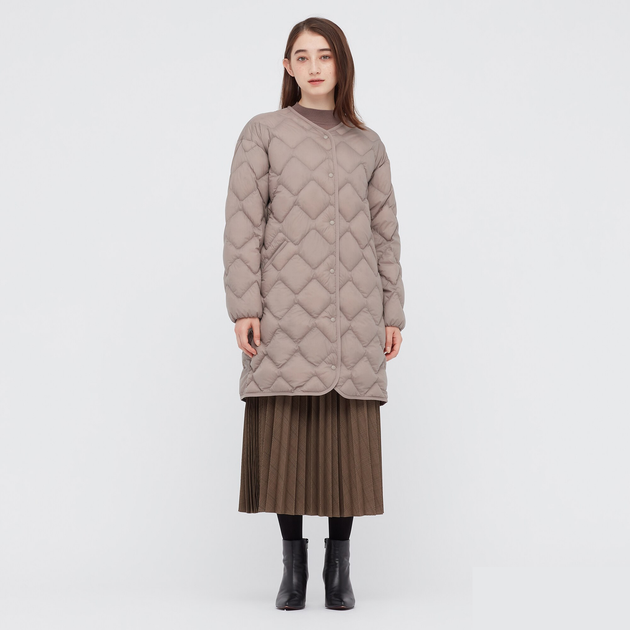 Куртка Uniqlo ULTRA LIGHT DOWN RELAXED розмір 3XL бежева (439708) - Фото 2 Куртка Uniqlo ULTRA LIGHT DOWN RELAXED розмір 3XL бежева (439708) - изображение 2