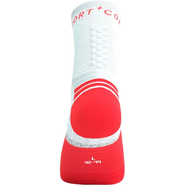 Носки спортивные с защитой от мозолей Compressport Pro Marathon Socks V2.0 Fluo red/white L (100081353) - изображение 3