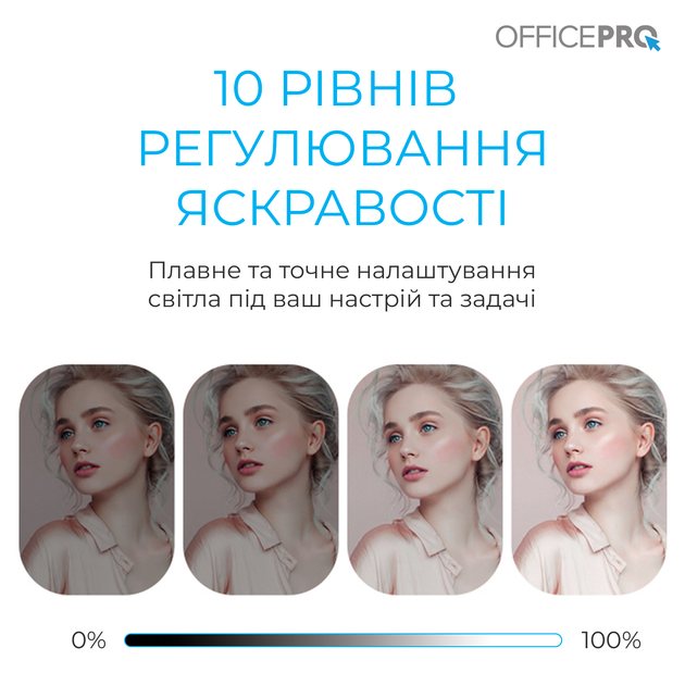 LED свет для стримов и видеоконференций OfficePro SL380B Black (SL380B) - изображение 10