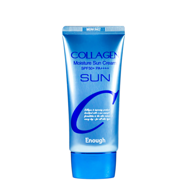 Солнцезащитный крем увлажняющий Enough Collagen Moisture Sun Cream SPF50+ PA++++ 50 мл - изображение 2