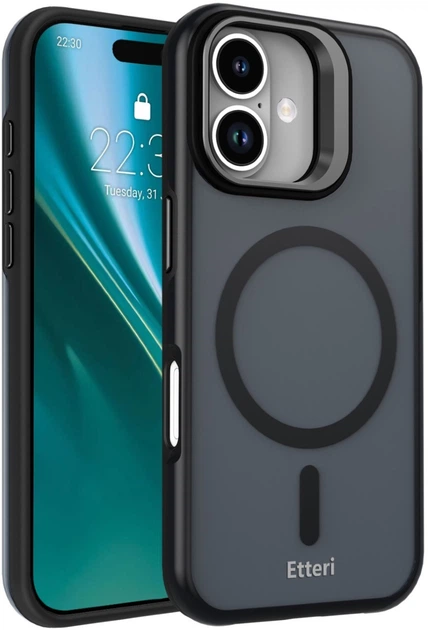 Etui Etteri Morning Fog do Apple iPhone 17 Black (5907582341963) - obraz 2