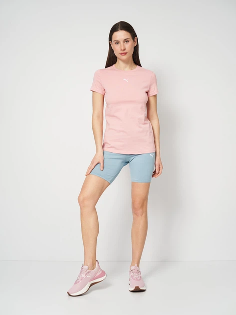 Футболка хлопковая женская Puma Ess Centered Cat Logo Tee 69291626 XL Rosy Outlook (4069162386434) - Фото 3 Футболка хлопковая женская Puma Ess Centered Cat Logo Tee 69291626 XL Rosy Outlook (4069162386434) - изображение 3