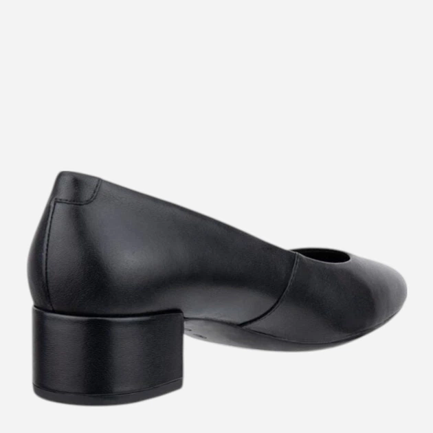 Czółenka damskie na słupku ECCO Liva 35 25060301001 39 Czarne (194892249101) - obraz 4