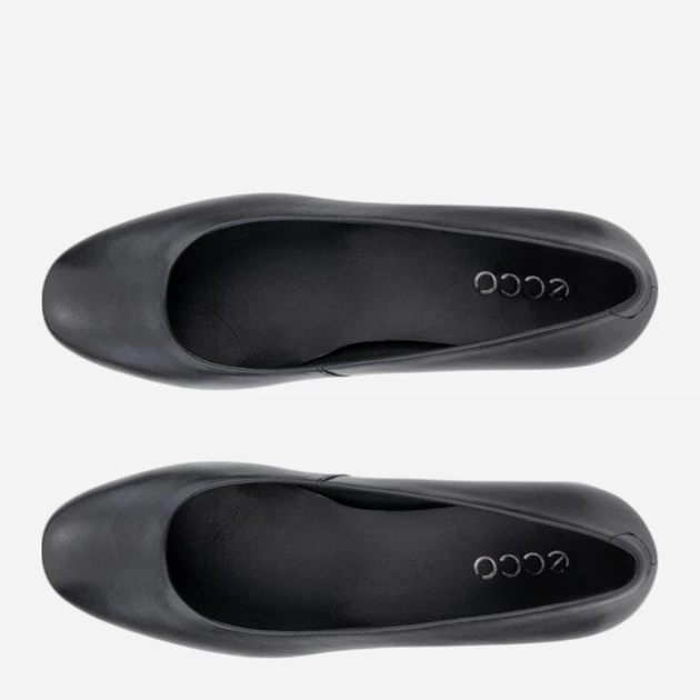 Czółenka damskie na słupku ECCO Liva 35 25060301001 39 Czarne (194892249101) - obraz 6