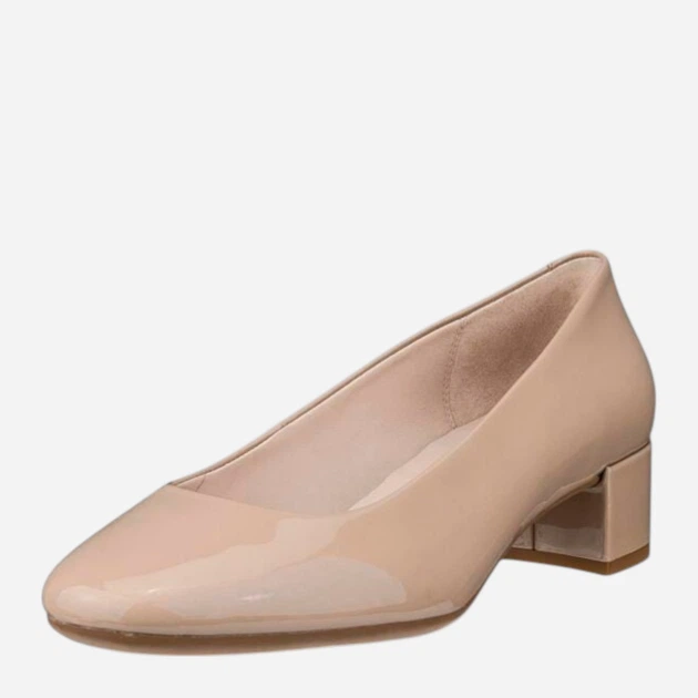 Czółenka damskie na słupku ECCO Liva 35 25060301084 39 Beżowe (194892249422) - obraz 2