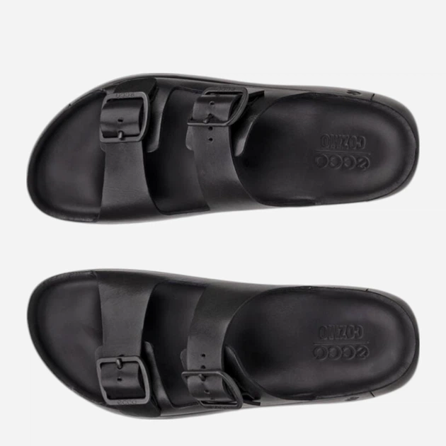 Чоловічі шльопанці шкіряні ECCO Cozmo M 55280401001 41 Чорні (194892150568) - зображення 6