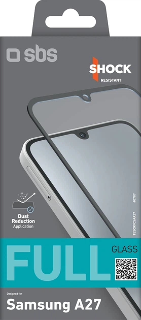 Захисне скло SBS Full Cover Glass для Samsung Galaxy A27 Black (TESCRFCSAA27) - зображення 2