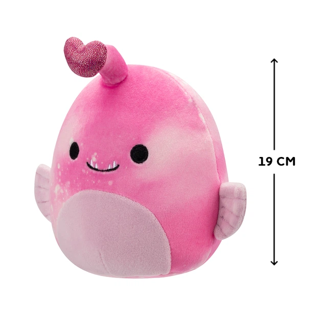 Мягкая игрушка Squishmallows — Рыба-удильщик Си (Si the Anglerfish) — 19 см - Фото 2 Мягкая игрушка Squishmallows — Рыба-удильщик Си (Si the Anglerfish) — 19 см - изображение 2