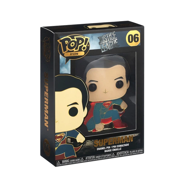 Пин коллекционный Funko Pop DC Comics Superman - Супермен Многоцветный - Фото 5 Пин коллекционный Funko Pop DC Comics Superman - Супермен Многоцветный - изображение 5