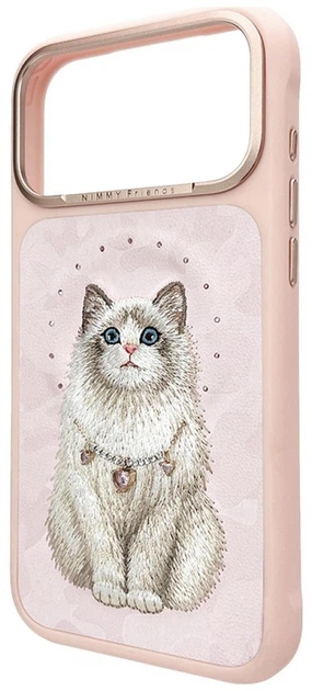 Etui Nimmy Lucky Fashion Cat MagSafe do iPhone 17 Pro Pink (6971080311536) - obraz 2