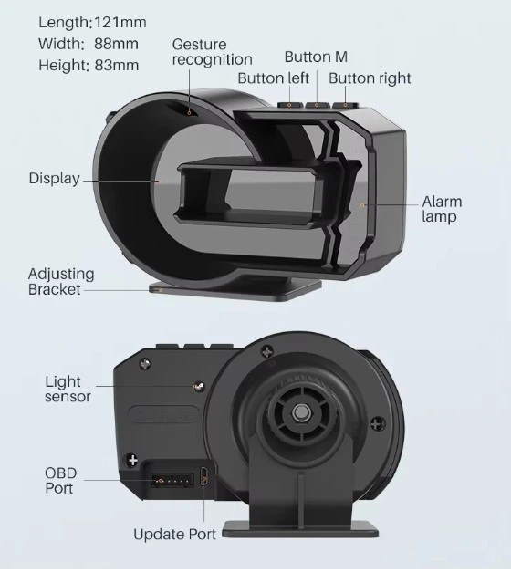Бортовой компьютер HUD A590S и GPS-спидометр - изображение 6