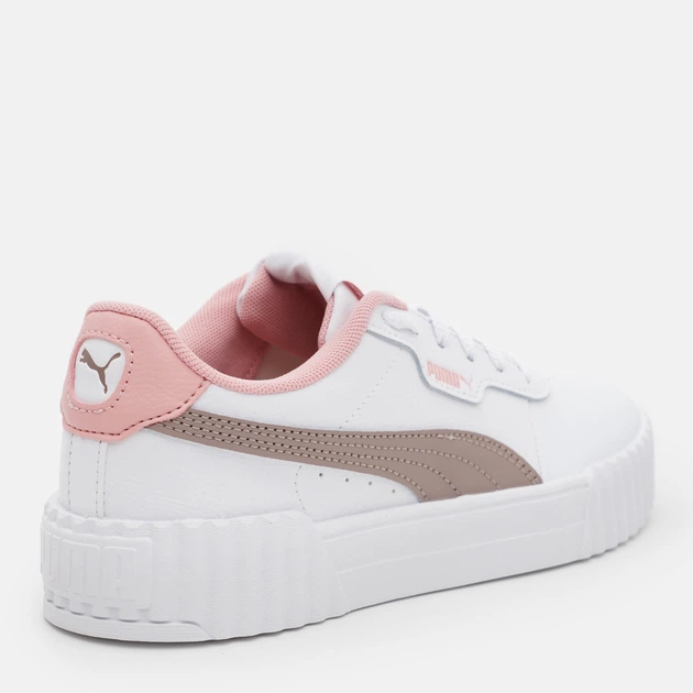 Подростковые кеды для девочки Puma Carina 3.0 Jr 40147618 36 (3.5UK) Puma White-Sandstone (4069161510762) - изображение 5