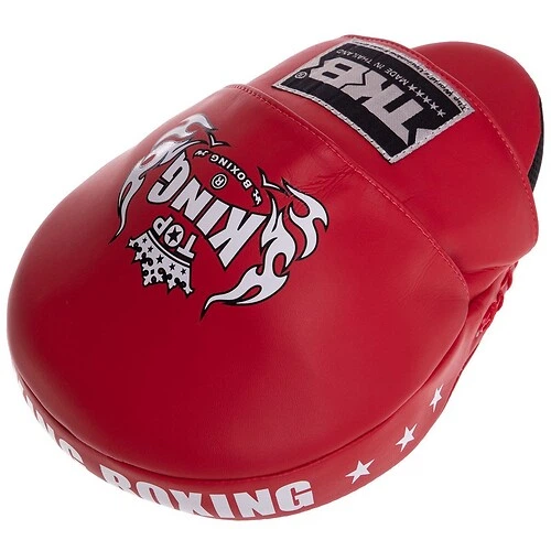 Лапа Изогнутая для бокса и единоборств 2 шт 26x18x9см Кожа TOP KING Super красный TKFMS - Фото 3 Лапа Изогнутая для бокса и единоборств 2 шт 26x18x9см Кожа TOP KING Super красный TKFMS - изображение 3