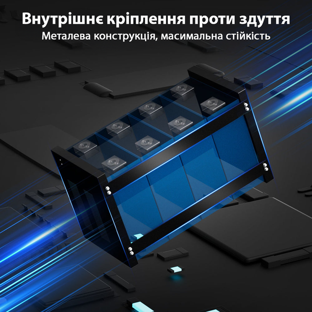 Аккумулятор универсальный Eco-Worthy LiFePO4 12V 100Ah (1280Wh) с функцией Bluetooth и встроенным BMS до 15000 жизненных циклов - изображение 7