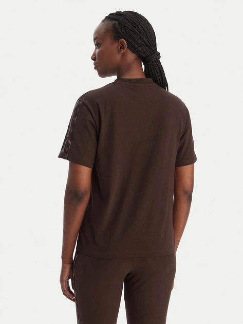 Футболка хлопковая женская Adidas W Aop 3S T Inf KE8830 S Aurora Coffee (4068822261555) - изображение 7