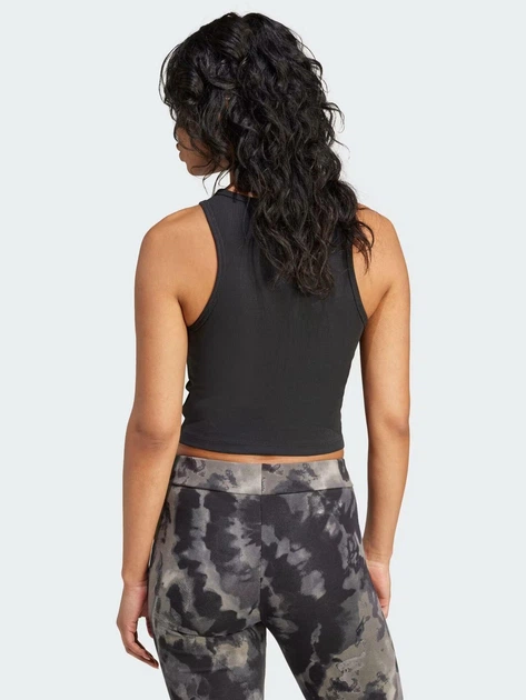 Топ женский Adidas Originals Essentials Ribbed Tank Top IW5736 XS Black (4067894071345) - изображение 2