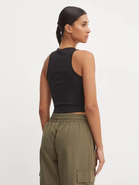 Топ женский Adidas Originals Essentials Ribbed Tank Top IW5736 M Black (4067894071413) - изображение 7
