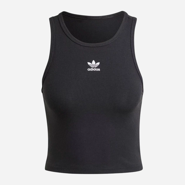 Топ женский Adidas Originals Essentials Ribbed Tank Top IW5736 M Black (4067894071413) - изображение 11