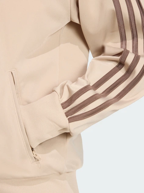 Толстовка на молнии женская Adidas Originals Firebird Track Top Loose KD1327 M Stone Khaki (4068818815281) - изображение 5