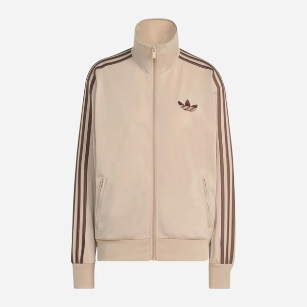 Толстовка на молнии женская Adidas Originals Firebird Track Top Loose KD1327 M Stone Khaki (4068818815281) - изображение 6
