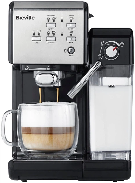 Рожковая кофеварка эспрессо Breville PrimaLatte II VCF108X - Фото 1 Рожковая кофеварка эспрессо Breville PrimaLatte II VCF108X - изображение 1