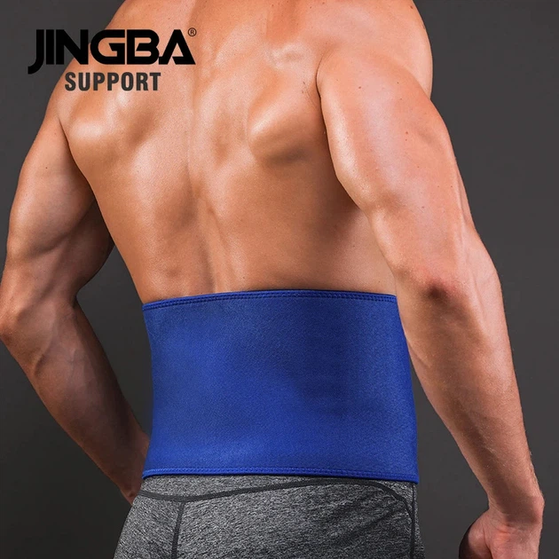 Пояс для поддержки талии JINGBA SUPPOR комфорт и безопасность во время тренировок blue - изображение 3