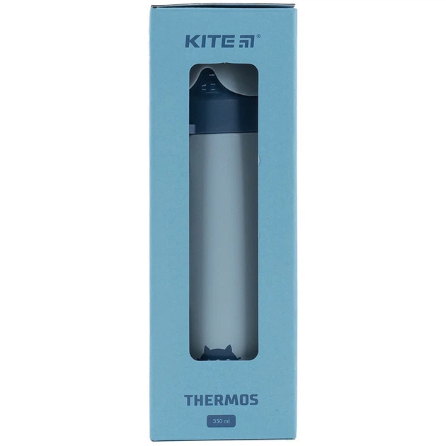 Термос Kite Сat K21-376-01, 350 мл, блакитний - зображення 4