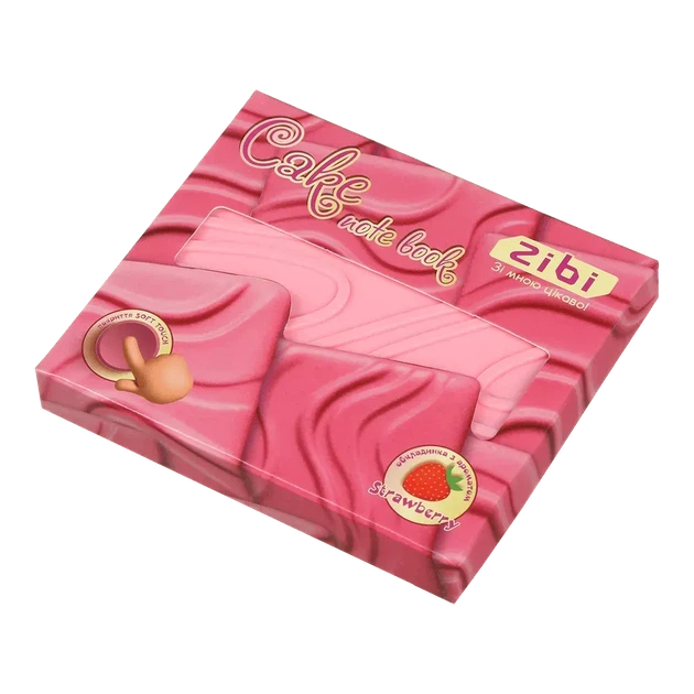 Блокнот ZiBi Cake 90x90 мм 80 аркушів нелінійований ароматизований Soft Touch обкладинка ZB.12470-10 - зображення 4