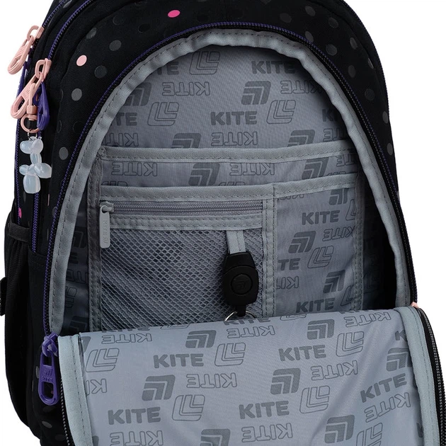 Рюкзак Kite Education teens Romantic Street Art 40x29x17 см 20.5 л черный (K26-8001M-1) - изображение 7