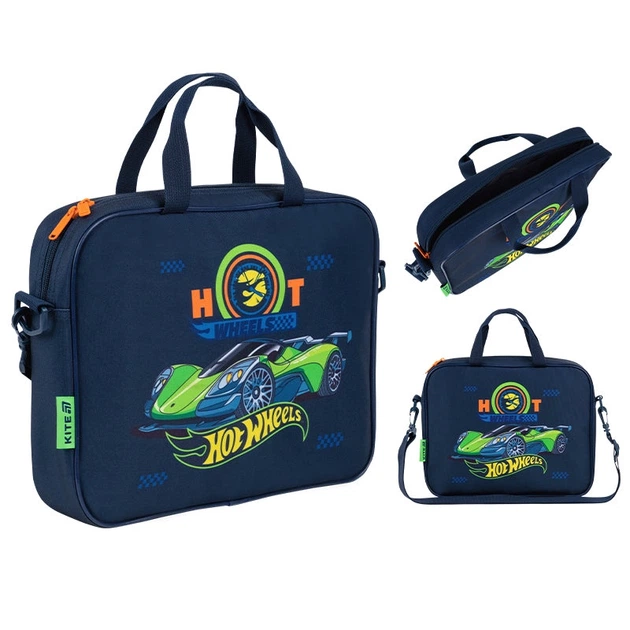 Шкільна текстильна сумка Kite Hot Wheels HW26-589 - Фото 1 Шкільна текстильна сумка Kite Hot Wheels HW26-589 - зображення 1