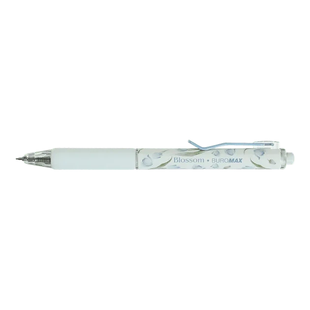Ручка гелева автоматична Buromax Blossom 0.5 мм синє чорнило ароматний грип (тюльпан) BM.8368-14 - Фото 2 Ручка гелева автоматична Buromax Blossom 0.5 мм синє чорнило ароматний грип (тюльпан) BM.8368-14 - изображение 2