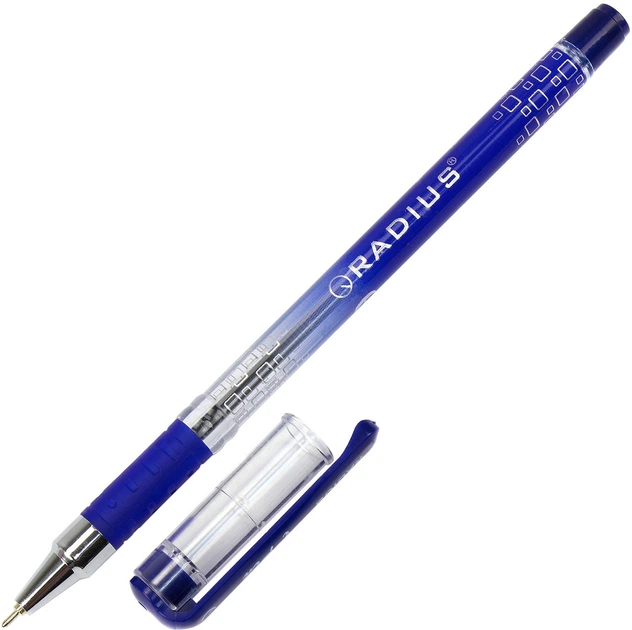Ручка масляна Radius I-Pen синій 50/300/1200 шт - Фото 4 Ручка масляна Radius I-Pen синій 50/300/1200 шт - изображение 4