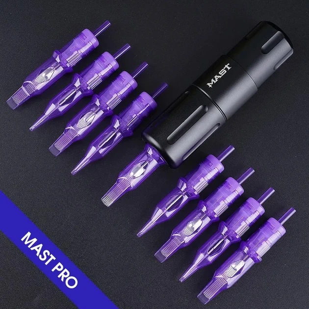 1009RS (0,30 мм) Картриджі тату Mast PRO 1 шт (контур) картриджі - Фото 2 1009RS (0,30 мм) Картриджі тату Mast PRO 1 шт (контур) картриджі - зображення 2