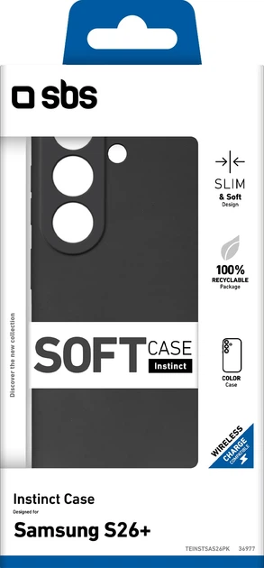 Etui SBS Instinct do Samsung Galaxy S26+ Black (TEINSTSAS26PK) - obraz 2