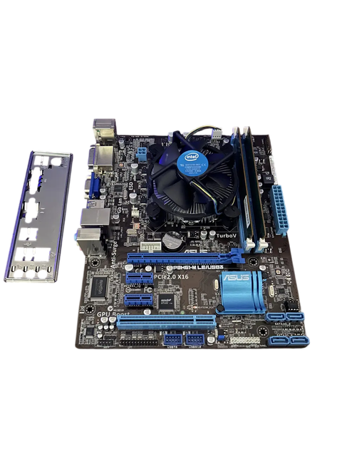 Игровой комплект Материнская плата Intel H61 + Intel Core i5-3470 + 8GB DDR3 Б/У - Фото 1 Игровой комплект Материнская плата Intel H61 + Intel Core i5-3470 + 8GB DDR3 Б/У - изображение 1