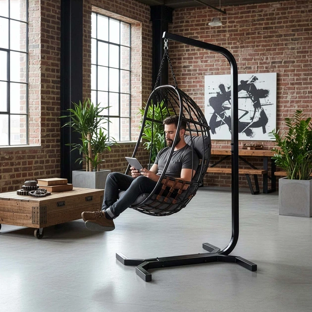 Stojak do krzesła wiszącego Springos GS0033 - obraz 9