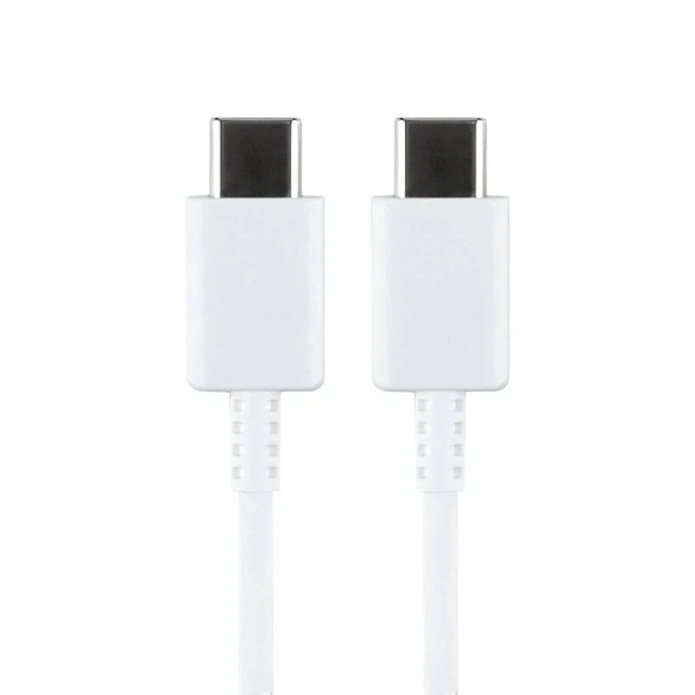 Кабель синхронізації та зарядки USB-C - USB-C Samsung (EP-DA705) 1м White Power Delivery 60W - Фото 2 Кабель синхронізації та зарядки USB-C - USB-C Samsung (EP-DA705) 1м White Power Delivery 60W - зображення 2