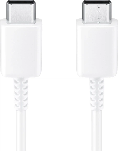 Кабель синхронізації та зарядки USB-C - USB-C Samsung (EP-DA705) 1м White Power Delivery 60W - Фото 3 Кабель синхронізації та зарядки USB-C - USB-C Samsung (EP-DA705) 1м White Power Delivery 60W - зображення 3