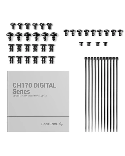 Корпус Deepcool CH170 Digital Black (R-CH170-BKNPI0D-G-1) - зображення 5