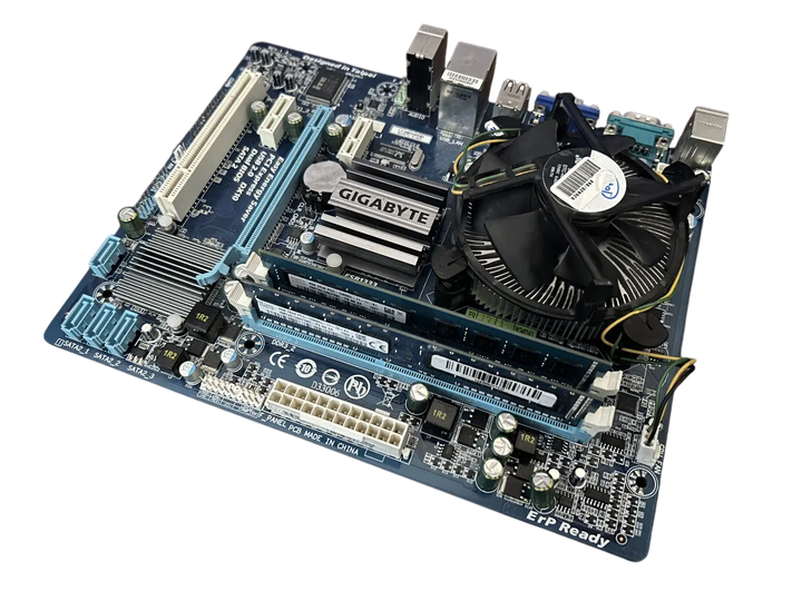 Офісний комплект Материнська плата G41 + Intel Core 2 Quad Q9400 + 8GB DDR3 Б/В - Фото 2 Офісний комплект Материнська плата G41 + Intel Core 2 Quad Q9400 + 8GB DDR3 Б/В - зображення 2