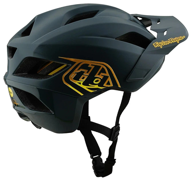 Велосипед шолом TLD FLOWLINE HELMET; POINT [GRAY / GOLD] M/L (OBOD_108540093) - зображення 2