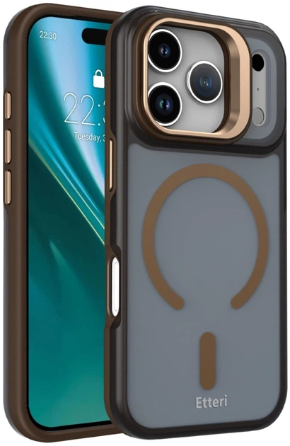 Чохол Etteri Morning Fog для Apple iPhone 17 Pro Brown (5907582342182) - зображення 2