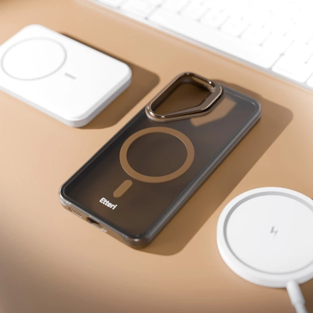 Чохол Etteri Morning Fog для Samsung Galaxy S25 Brown (5907582342205) - зображення 5