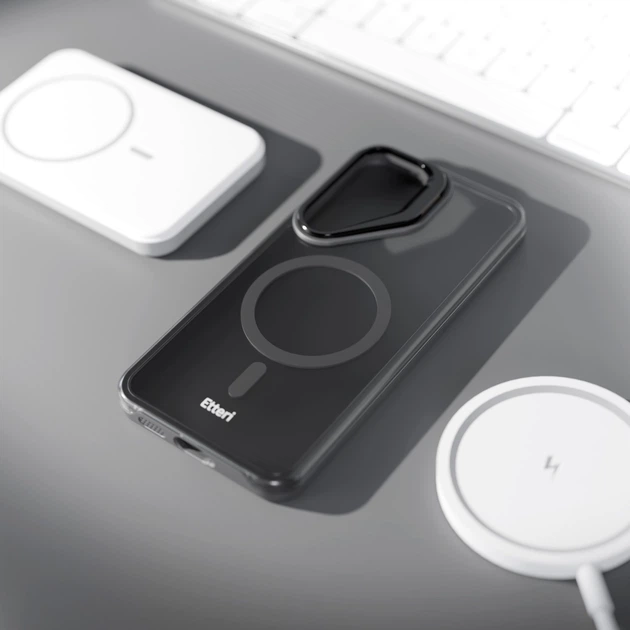 Чохол Etteri Morning Fog для Samsung Galaxy S25 Black (5907582342007) - зображення 5